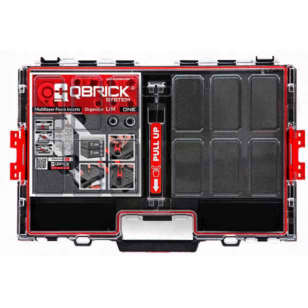 Qbrick System One Organizer L 2.0 Vložky z vícevrstvé pěny
