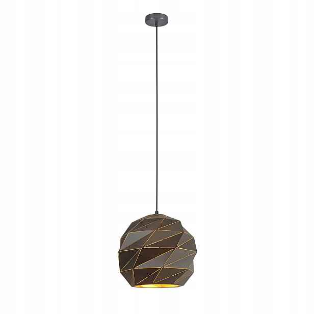 Závěsná lampa Italux Palermo je moderní antracit