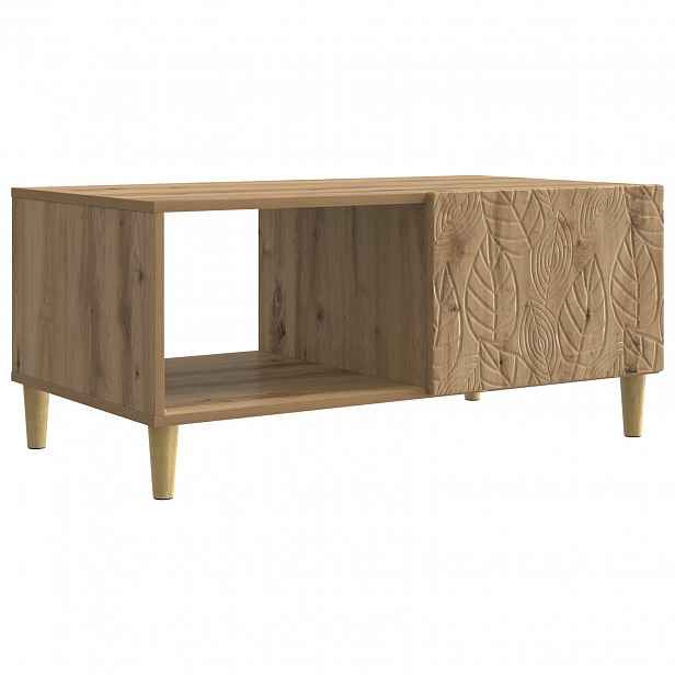 vidaXL Konferenční stolek Dub artisan 90 x 50 x 40 cm Kompozitní dřevo