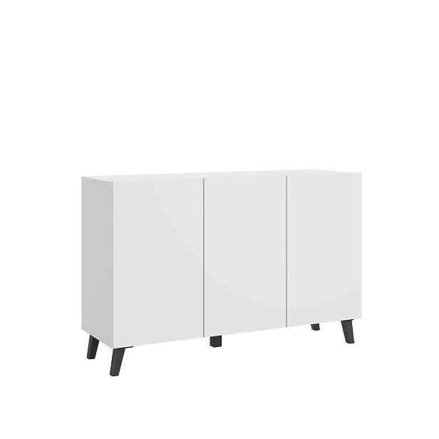 Klasická bílá komoda 120 cm na nožkách Phuket SB120