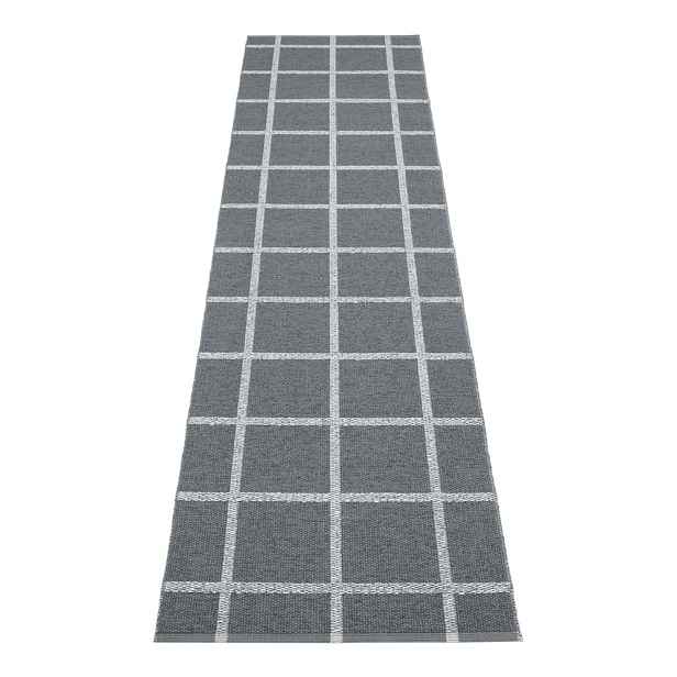 Antracitový vnitřní a venkovní běhoun 70x300 cm Ada Granit – Pappelina