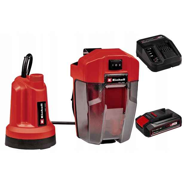 Einhell Ponorné Čerpadlo Ge-sp 18 LL Li Pro Čistou Vodu Akumulátor 2,5AH