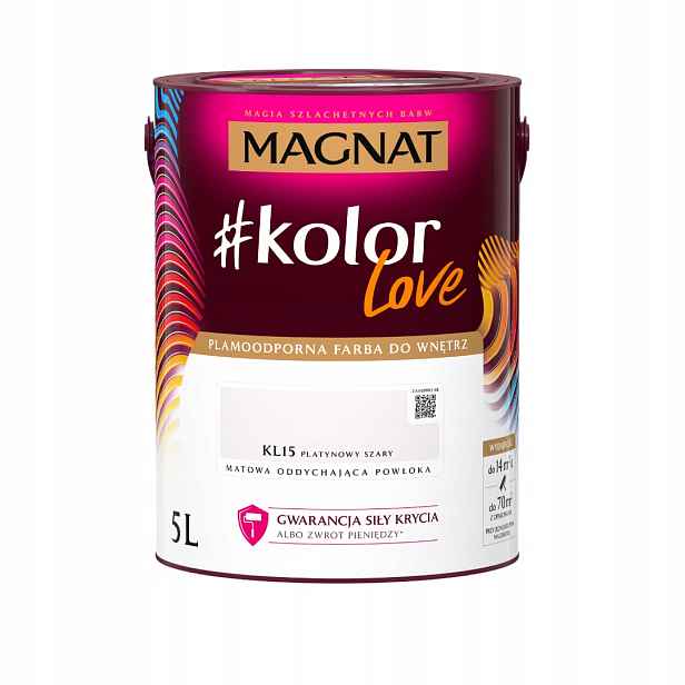 Magnat Barva #kolorlove 5L KL15 Platinová Šedá