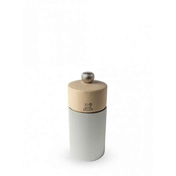 Mlýnek na pepř Peugeot Line 12 cm, přírodní hliník, Francie