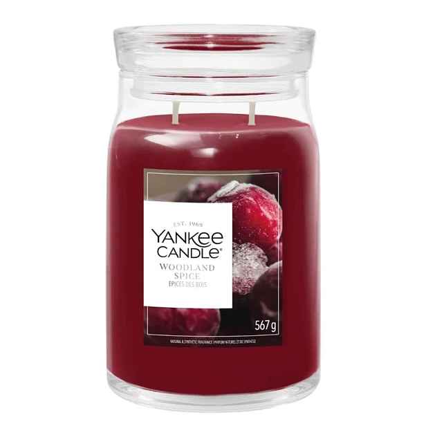Velká svíčka Signature Woodland Spice Yankee Candle