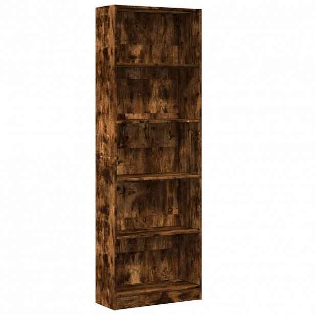 vidaXL Knihovna kouřový dub 60 x 24 x 176 cm kompozitní dřevo