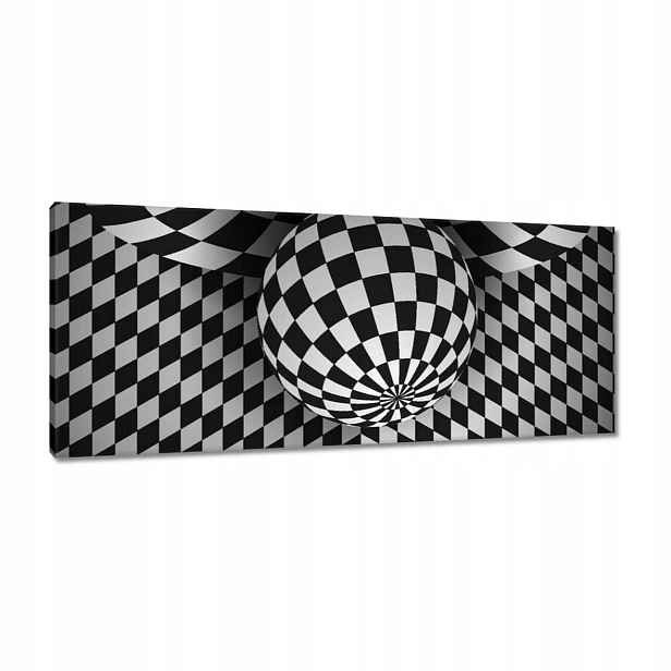 Obrazy 100x40 Abstrackja černobílá