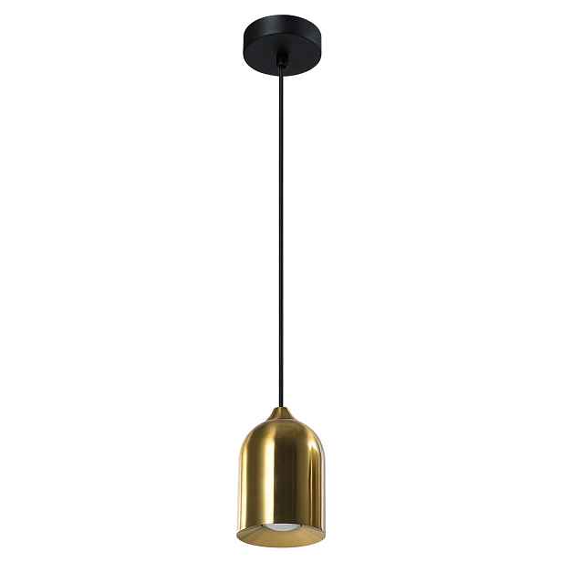 Light Prestige Nilo závěsná lampa černo-zlatá kovová 1xGU10 max 8W