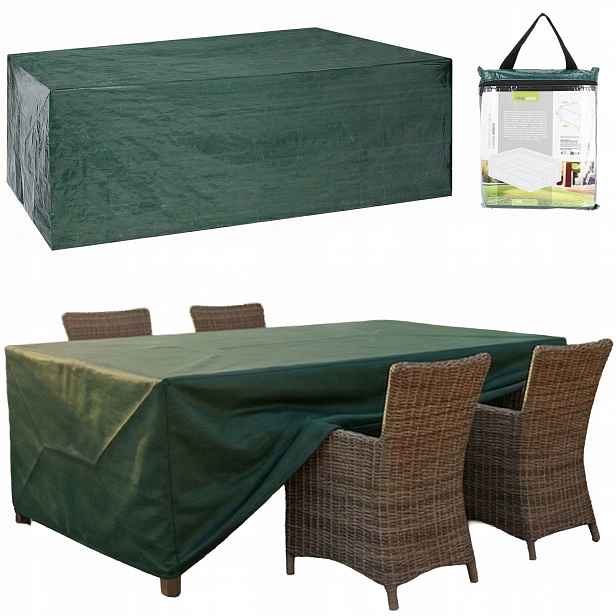 Obal na zahradní nábytek stůl židle voděodolný silný 300x200x80 cm x2