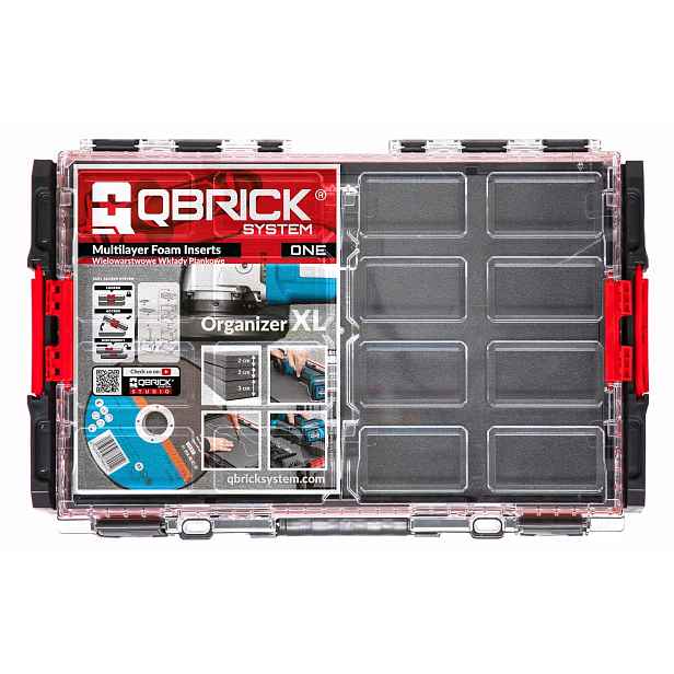 Qbrick System One Organizer XL 2.0 Vložky z vícevrstvé pěny