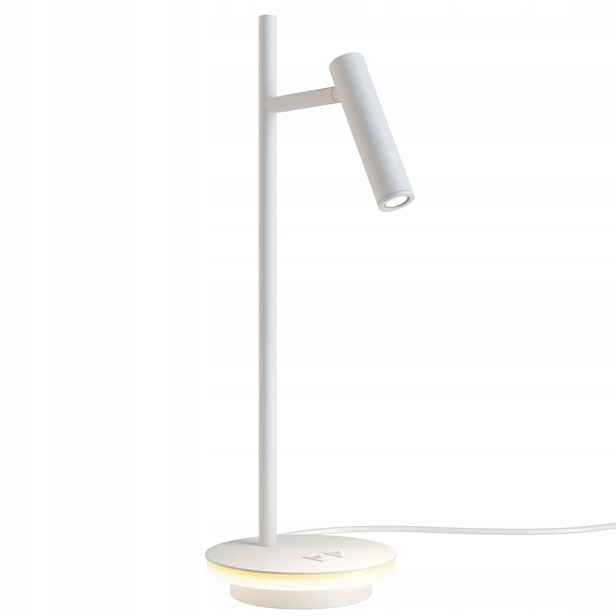 Moderní stolní lampa Led 3000K bílá 45 cm do ložnice Maytoni