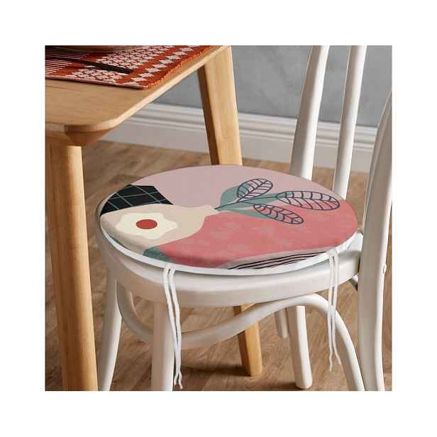 Podsedák ø 42 cm Illustrated Flower – Mila Home