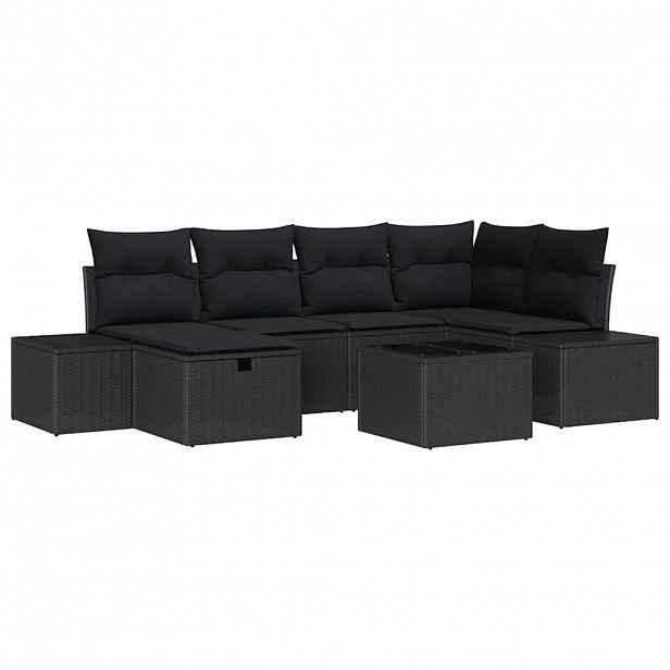 vidaXL Set pohovek 6 ks polyratan