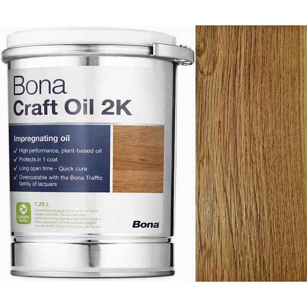 Bona Craft Oil 2K Neutral Pure 1,25L olej na dřevěné podlahy