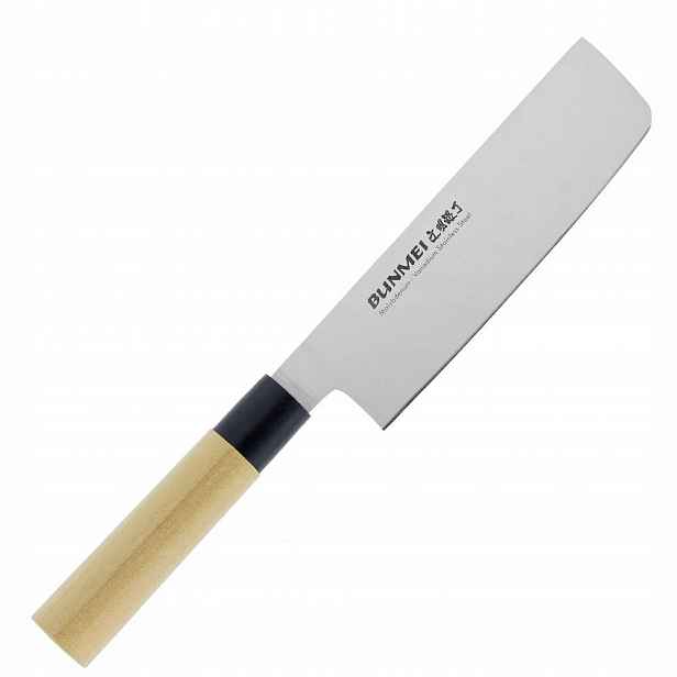 Bunmei Japonský ostrý Nůž s oboustranným ostřím Usuba sekáček na Zeleniny 18 cm