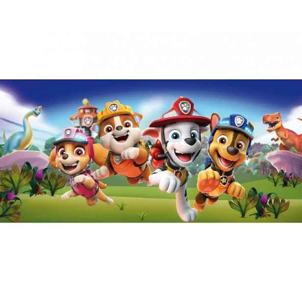 Dětský obraz Paw Patrol dino, 70x33 cm