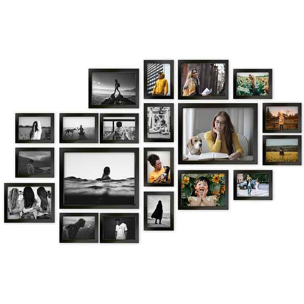 Multirám Lizbona Sada 20 rámečků na fotografie