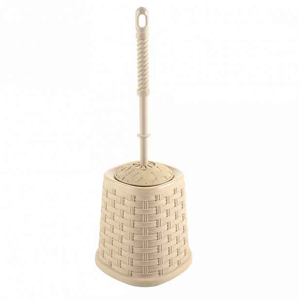 Szczotka wc rattan béž
