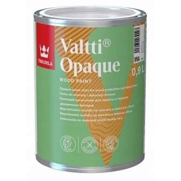 Tikkurila Valtti Opaque barva na dřevo Bílá, Světlé Barvy 0,9 l