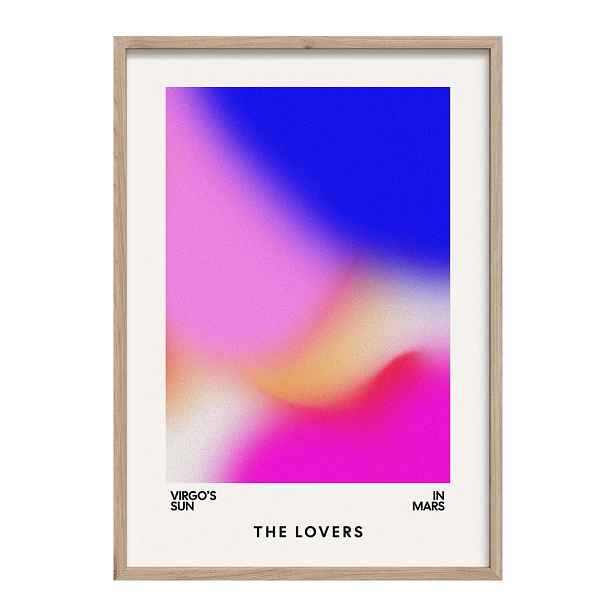 Tištěný obraz s rámem 50x70 cm Love Flow – Styler