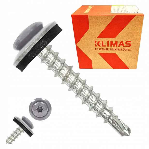 Farmářské Vruty 4,8x35 Ral 9006 Torx Farmery 250 Ks WDD-48035 Klimas