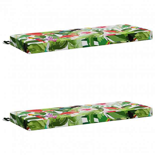 vidaXL Sady polštářů na lavici (2 kusy) SOEST 2 ks 100% polyester