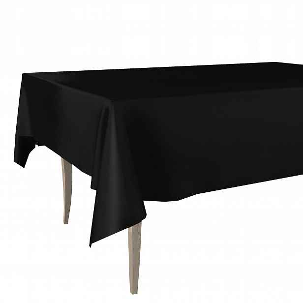 Cerata Černý Hrubý Ubrus Z Ceraty Černý Hladký Bez Vzoru 140x450