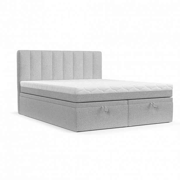 AltaBeds POSTEL BOXSPRING LUME 140/200 Světle šedá
