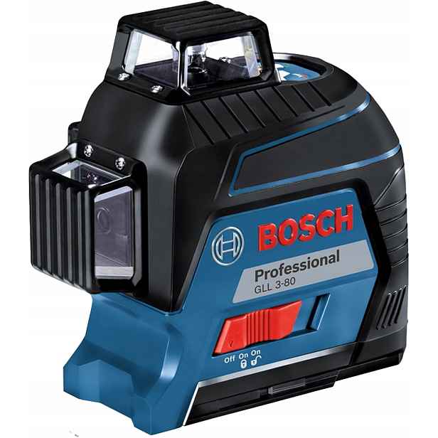 Bosch Professional Gll 3-80 Lineární laserový dosah 30 m s bateriemi a kufrem