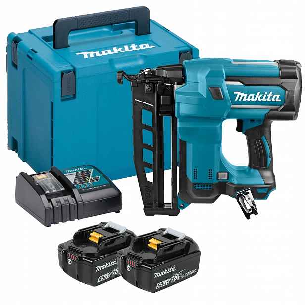 Hřebíkovačka Makita DBN600RTJ 18V 5Ah 64 mm 16Ga akumulátorová