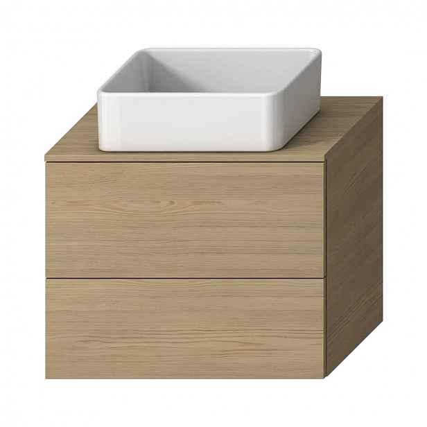 Jika Mio - Umyvadlová skříňka pod desku, 76x59x45 cm, 2 zásuvky, jasan H41J7164013421