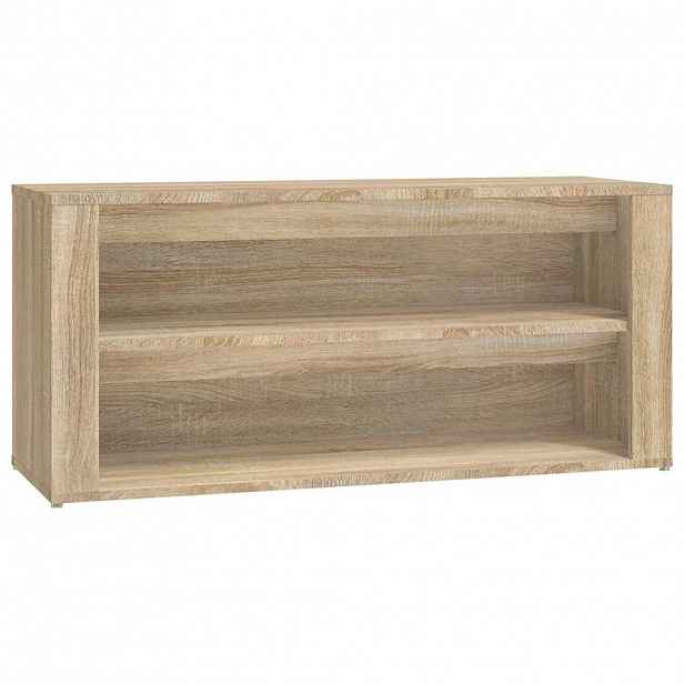 vidaXL Botník dub sonoma 100 x 35 x 45 cm kompozitní dřevo