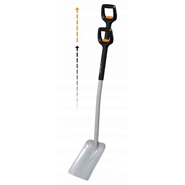 Fiskars Xact Teleskopická lopatka na písek z uhelného štěrku 121-140 Cm