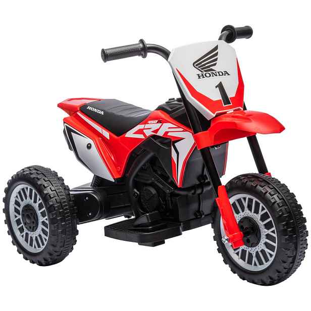 HOMCOM LANGUAGE ELEKTRICKÝ MOTOCYKL s houkačkou, hudbou 6V červený