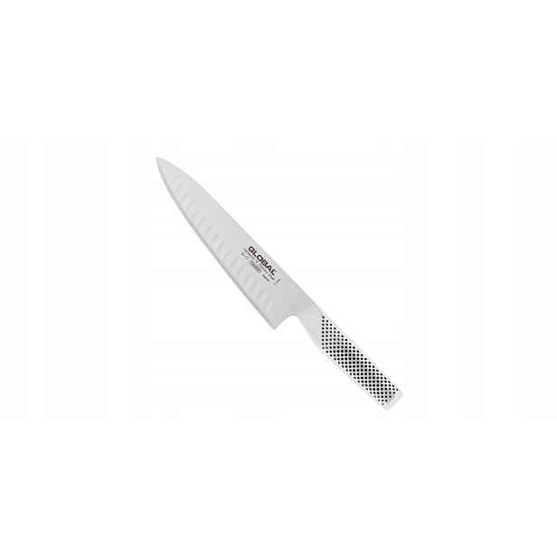 Nůž šéfkuchaře 20 cm, drážkovaný, Nový Global G-77
