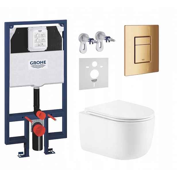 7v1 Wc Set, Stelaz Grohe Slim Wc Mísa Tornado Imprese Tlačítko