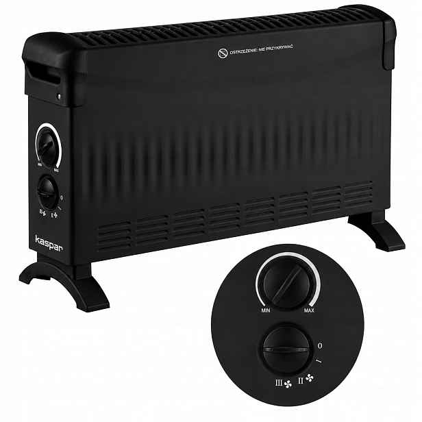 Elektrický Konvektorový Ohřívač 2000 W, Energeticky Úsporný Termostat