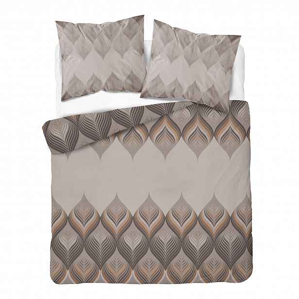 Povlečení Flanelové 220x200 Geometrické béžové