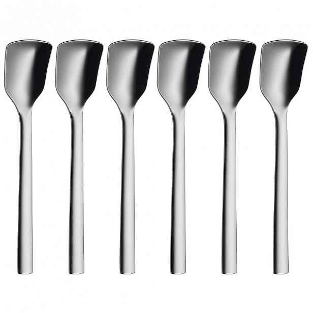 Sada 6 lžiček na zmrzlinu z nerezové oceli Cromargan® WMF, délka 14 cm