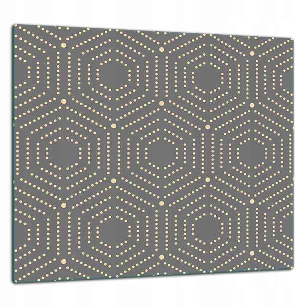 Skleněná Ochranná Deska Panel Lepidlo 65x60 Vzor