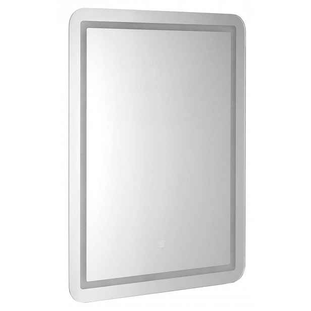 Aqualine - Zrcadlo s LED osvětlením, 80x60 cm, dotykový senzor SC080