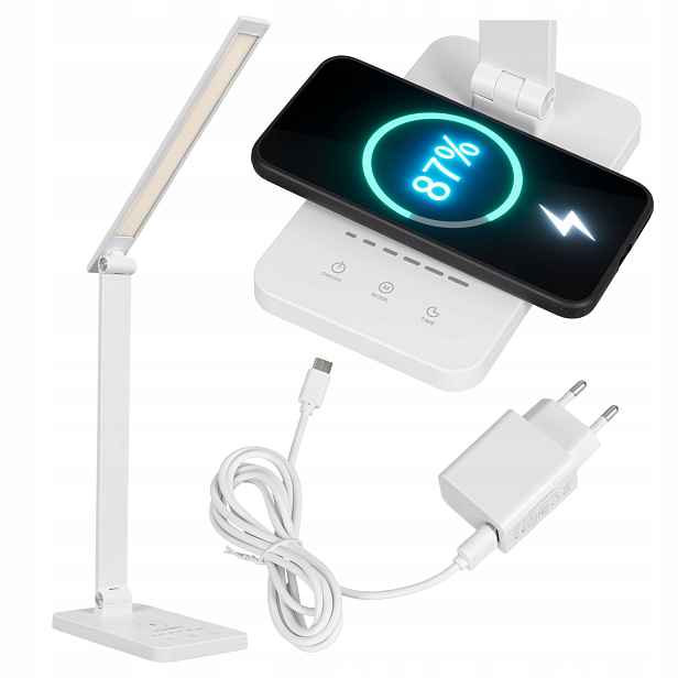 Led stolní lampička na psací stůl pro čtení, indukce Usb na dotyk