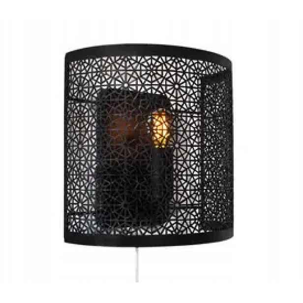Nástěnné svítidlo Hermine Rydéns kov E14 max. 60 W 21 cm kov černý