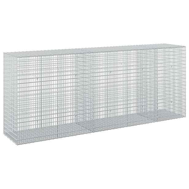 vidaXL Gabion s drátem 5 mm a síťkou 5x2,5 cm 250x50x100 cm