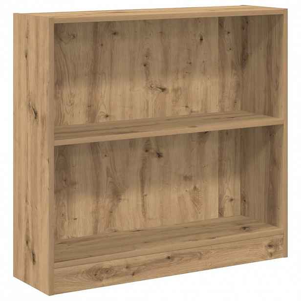 vidaXL Knihovna dub artisan 80 x 24 x 76 cm kompozitní dřevo