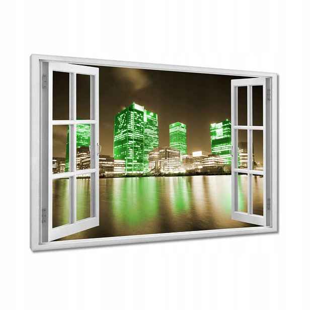 Obrazy 120x80 Zelené budovy Londýna