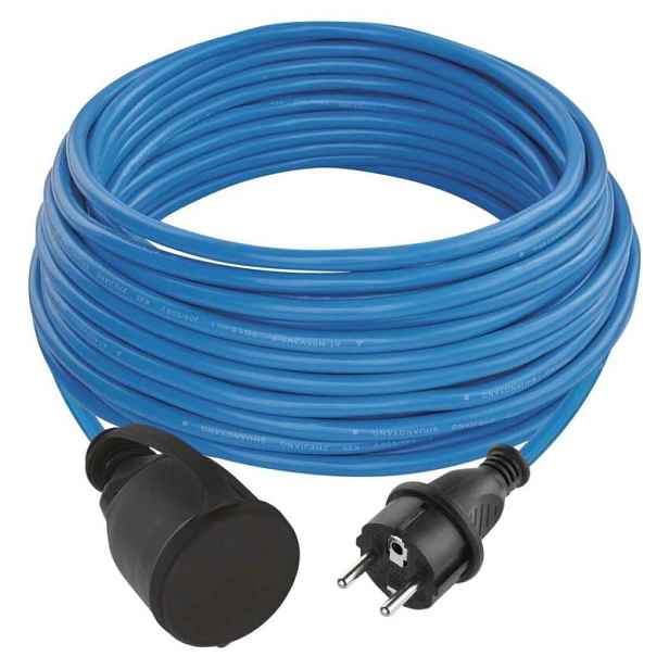 Počasí odolný prodlužovací kabel 20 m 1 zásuvka modrý Pvc 230…