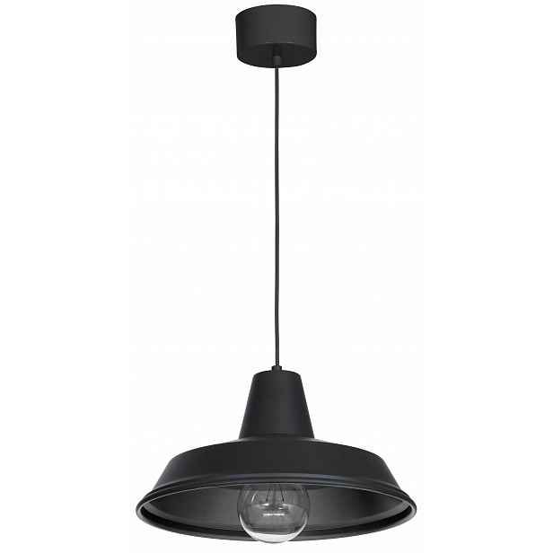 Závěsná lampa Class Černá Kovová, minimalistická elegance