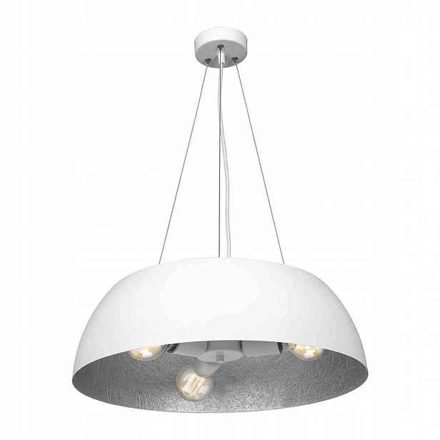 Závěsná lampa Milagro Morgan Bílá 3xE27 50 cm Stropní kovová MLP4477