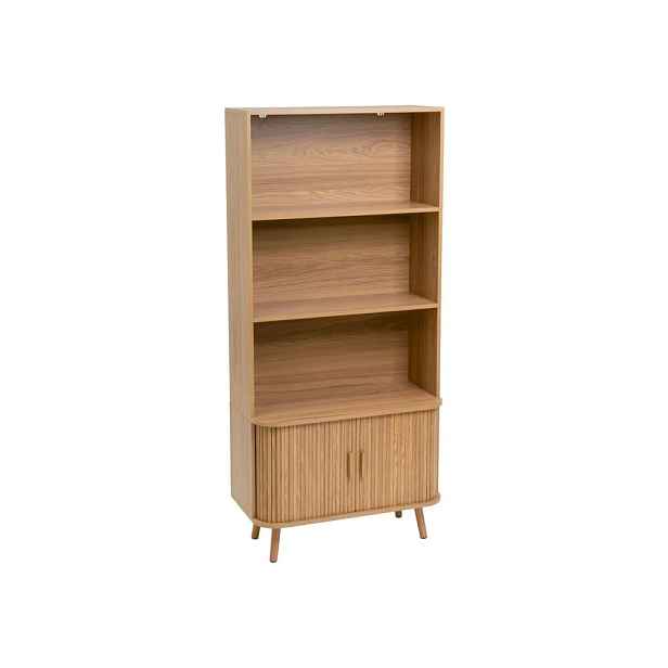 Knihovna v dekoru dubu v přírodní barvě 80x172x40 cm Elia – Casa Selección